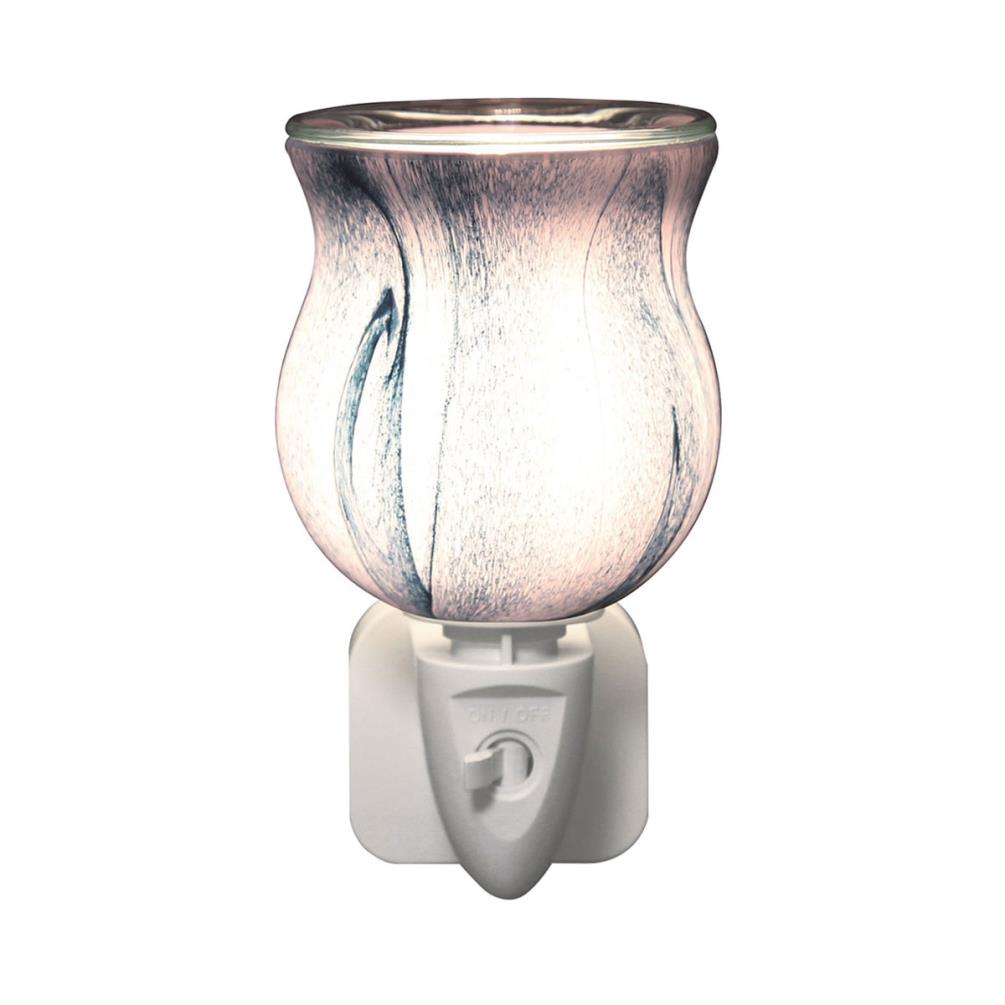 Aroma Teal Swirl Plug In Wax Melt Warmer Extra Image 1